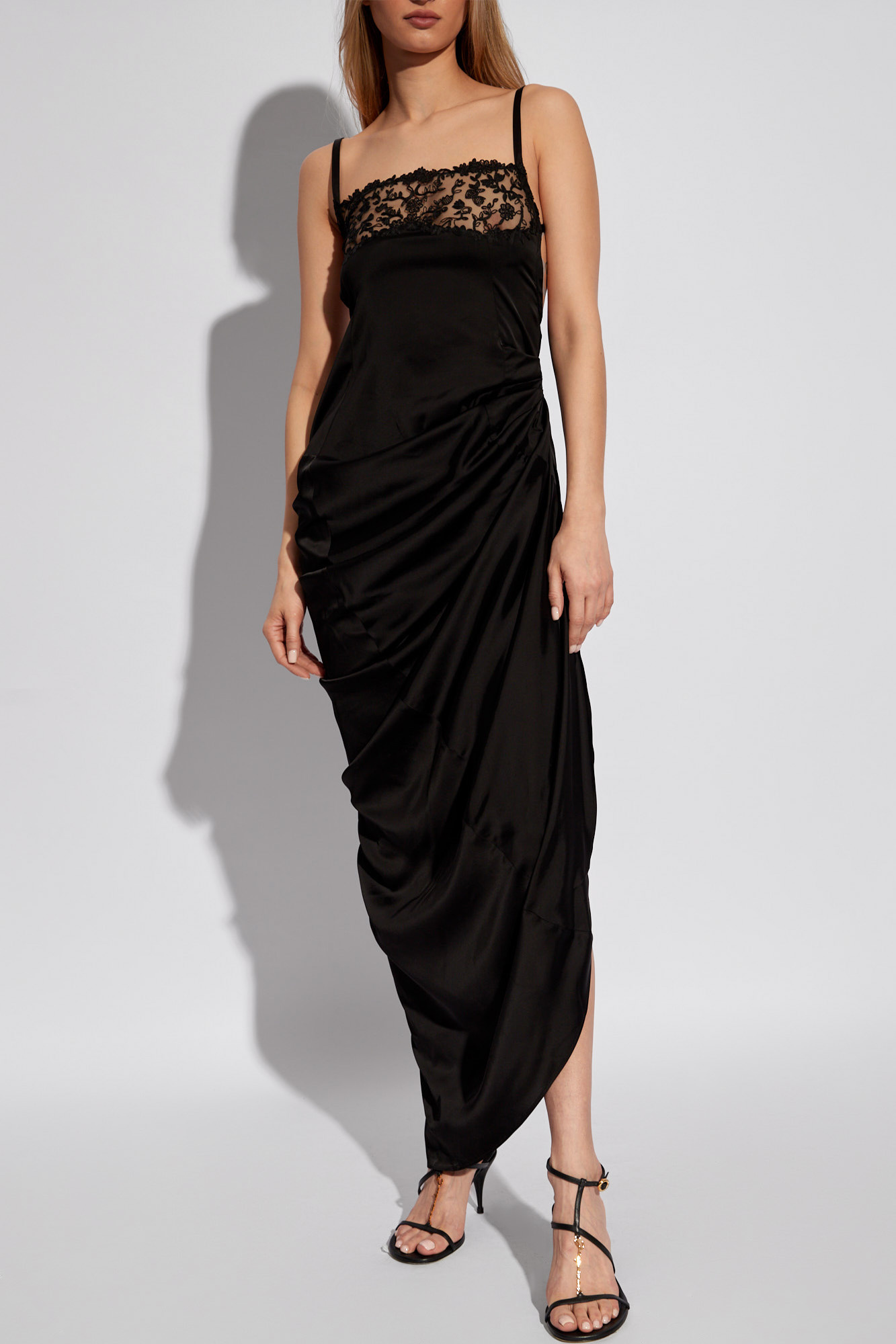 GenesinlifeShops Canada - Black 'Saudade' slip dress Jacquemus